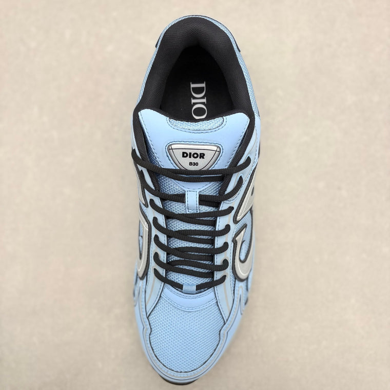 WORN ONCE - Dior B30 Reflective Sneaker 'Blue' — photo 11