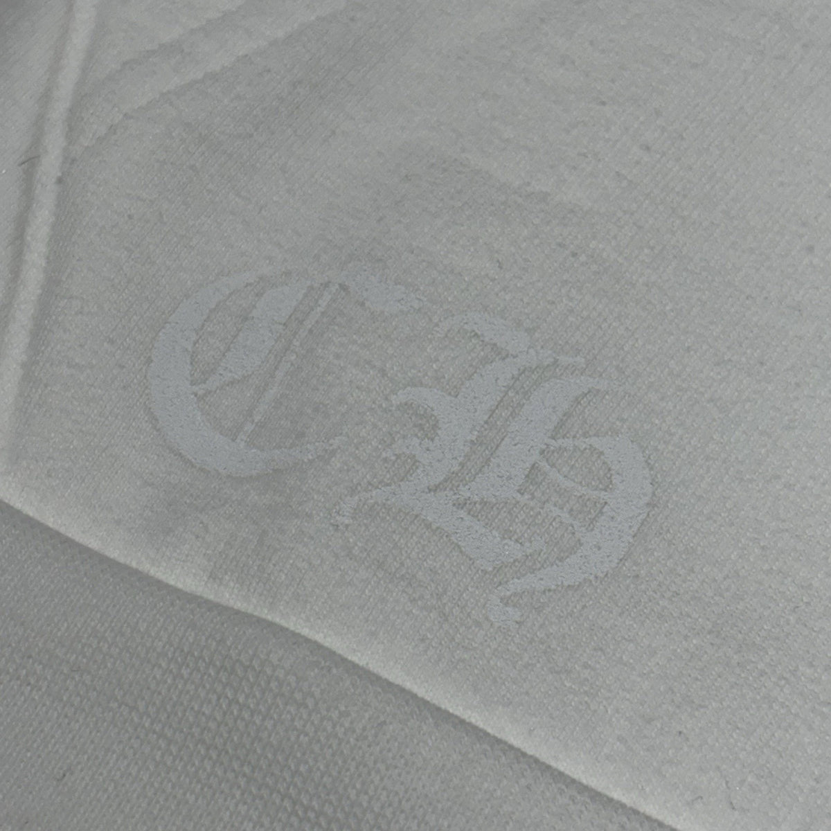Vertical Logo Foil Hoodie White — photo 6