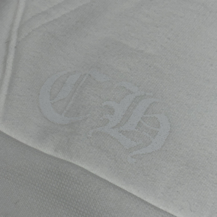 Vertical Logo Foil Hoodie White — photo 6