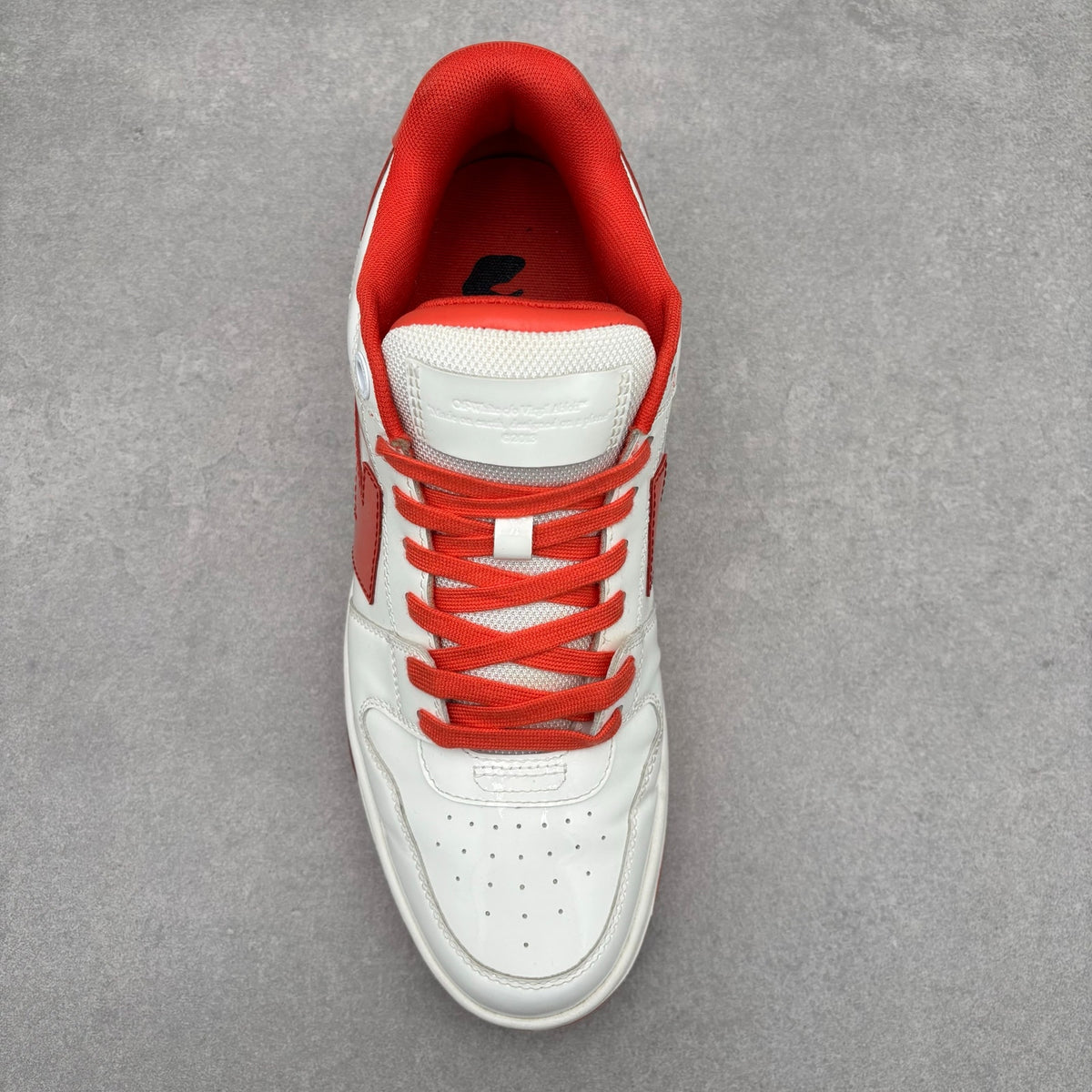 Off White Out of Office Patent Leather White Red — photo 5