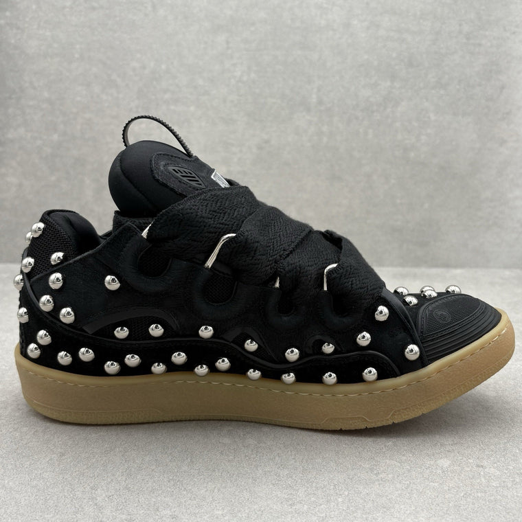 Studded Curb Sneaker Black — photo 10
