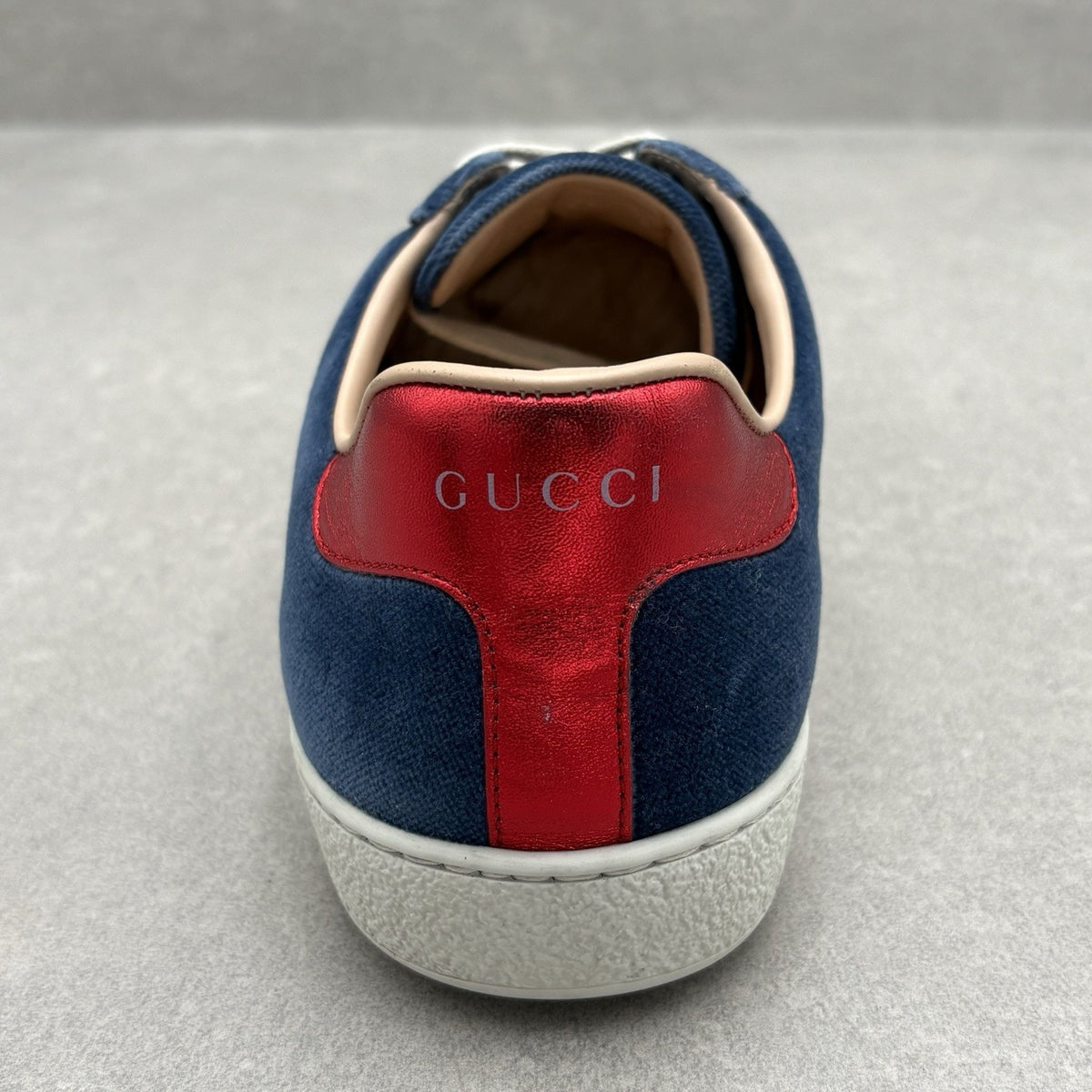Ace Low Top Sneaker Velvet Blue — photo 9