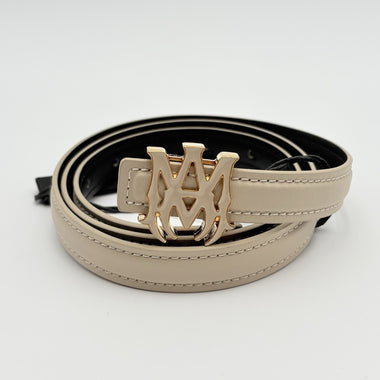 Nappa Belt Alabaster