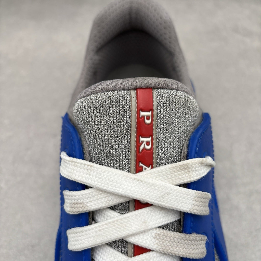 Prada America's Cup Rubber Sneakers ' Grey ' | Size 43 (10 US)