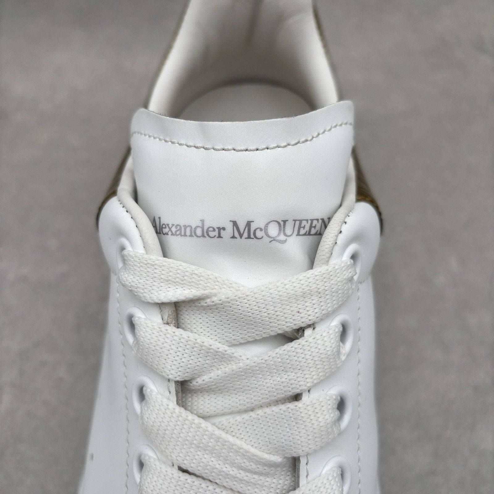 Alexander McQueen Oversized ‘ Gold Crocodile ‘ | Size 41 (8 US)