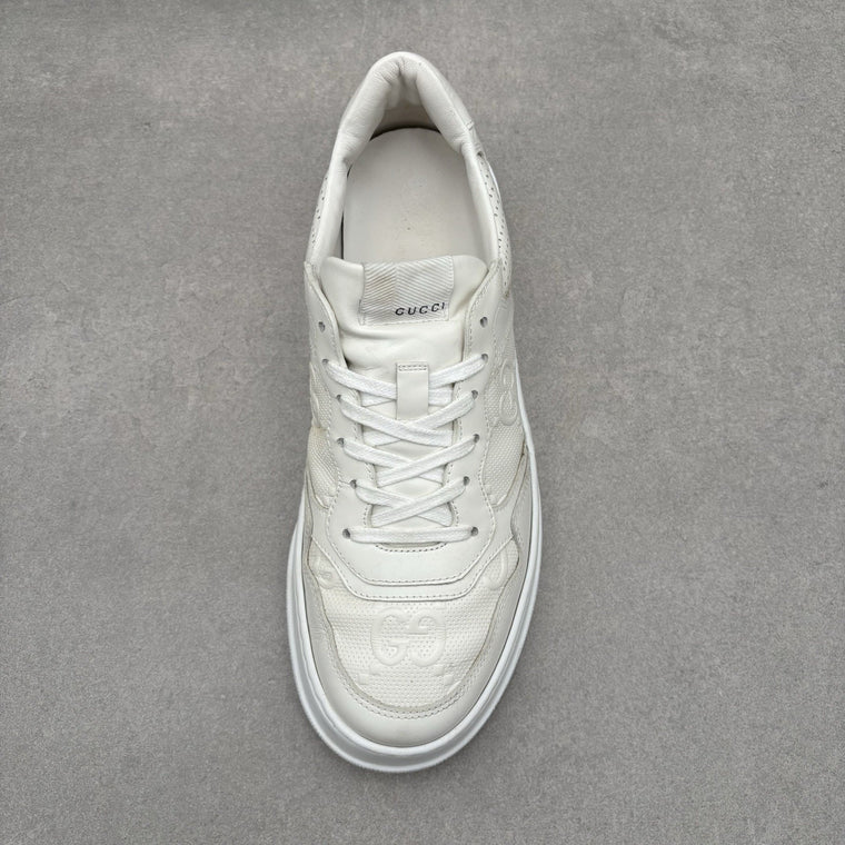 GG Embossed White Leather — photo 11