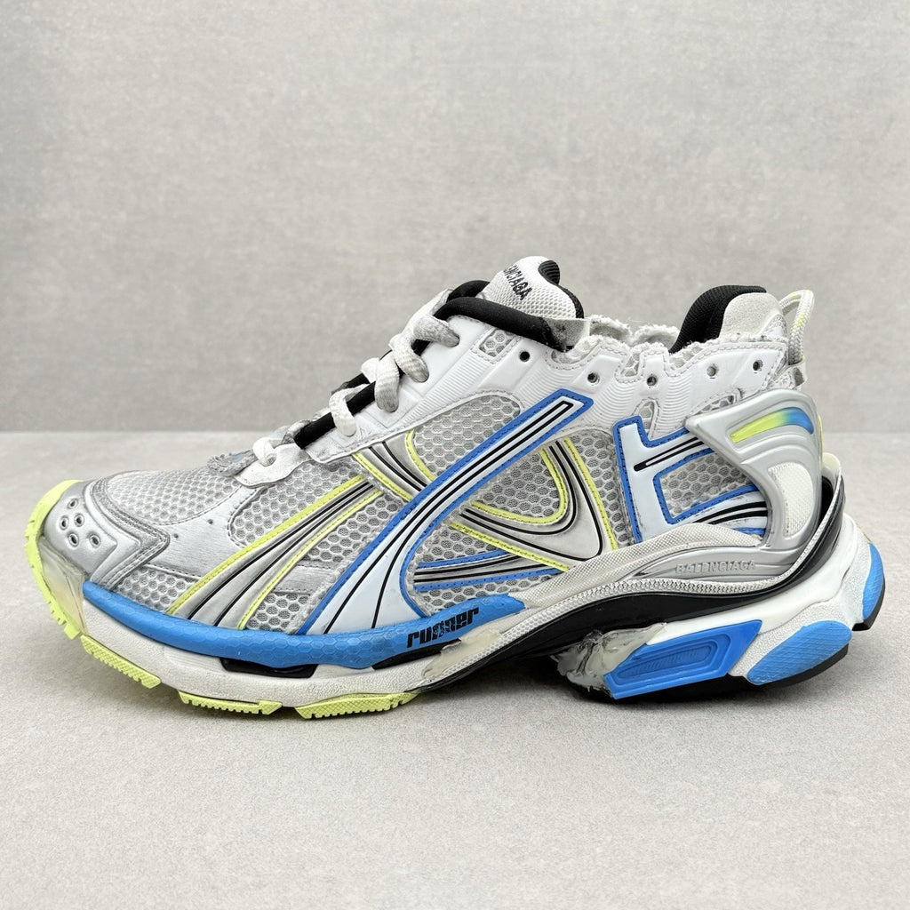 Balenciaga Runner ' White Yellow Blue ' | Size 45 (12 US)
