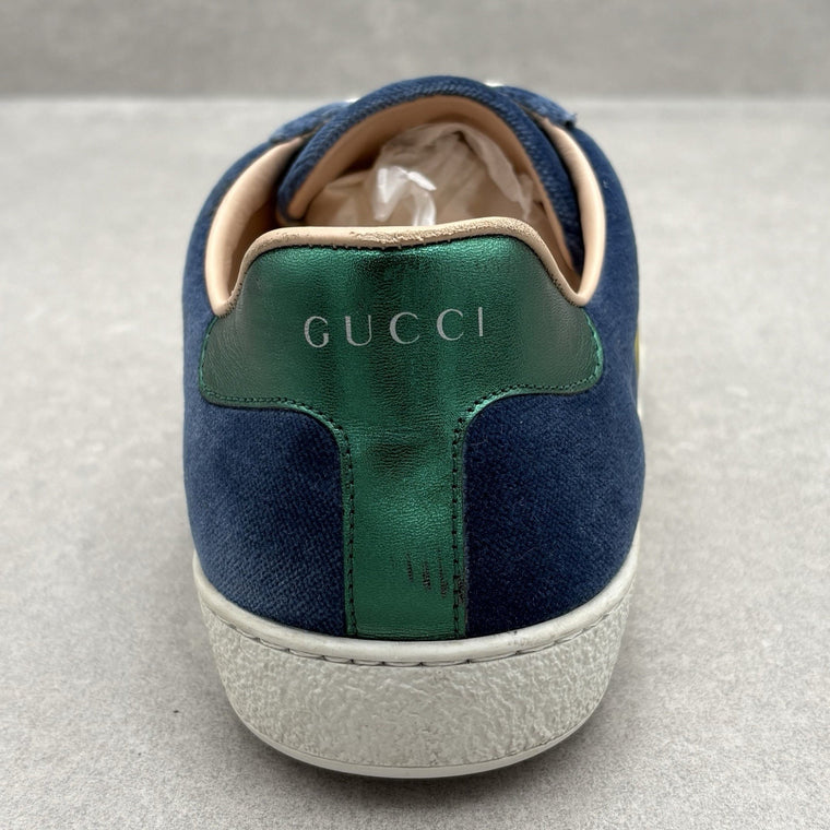 Ace Low Top Sneaker Velvet Blue — photo 3