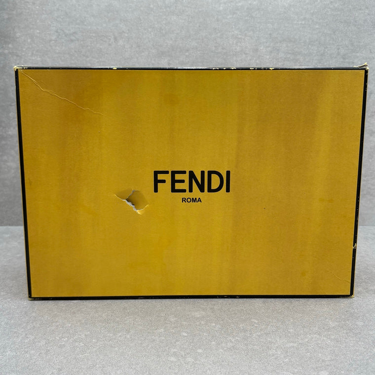 FF Motif Lace Up Low Top Sneaker Almond Black — photo 14
