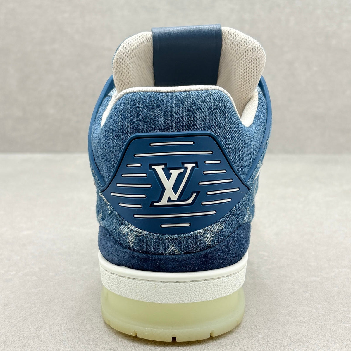 Monogram Denim Trainer Mid — photo 9