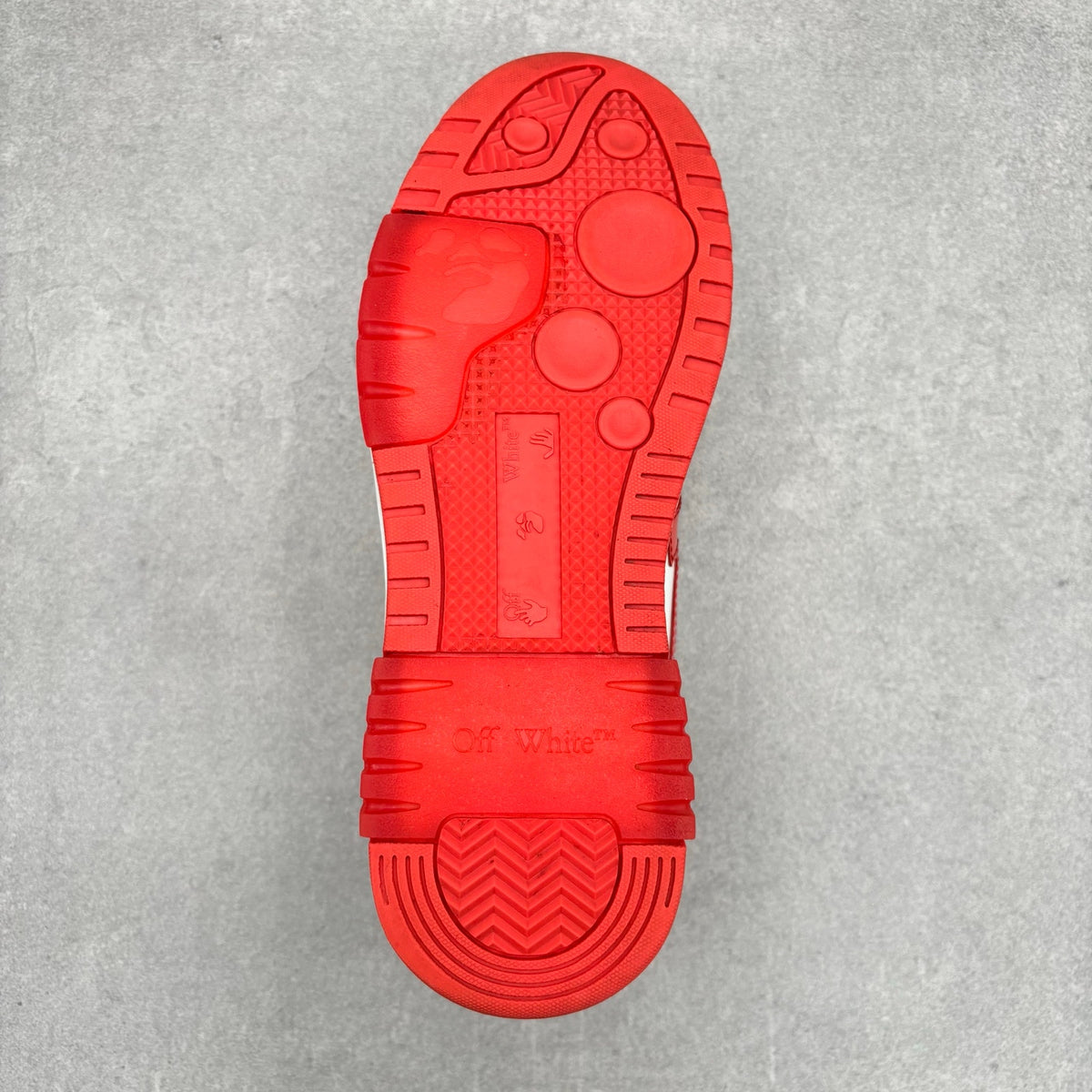 Off White Out of Office Patent Leather White Red — photo 7
