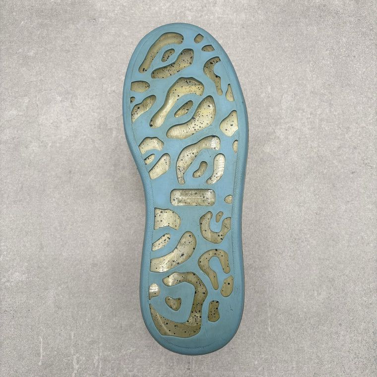 Size 44 (11 US) Alexander McQueen Clear Sole ' Splatter Blue ' | GREAT CONDITION — photo 13