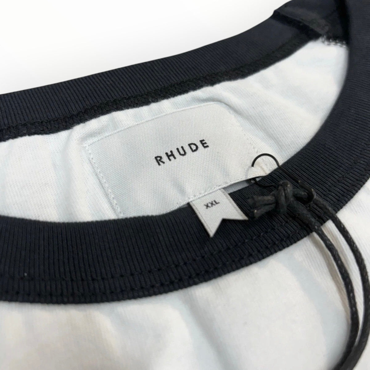 Embroidered Logo T-Shirt White Black — photo 3