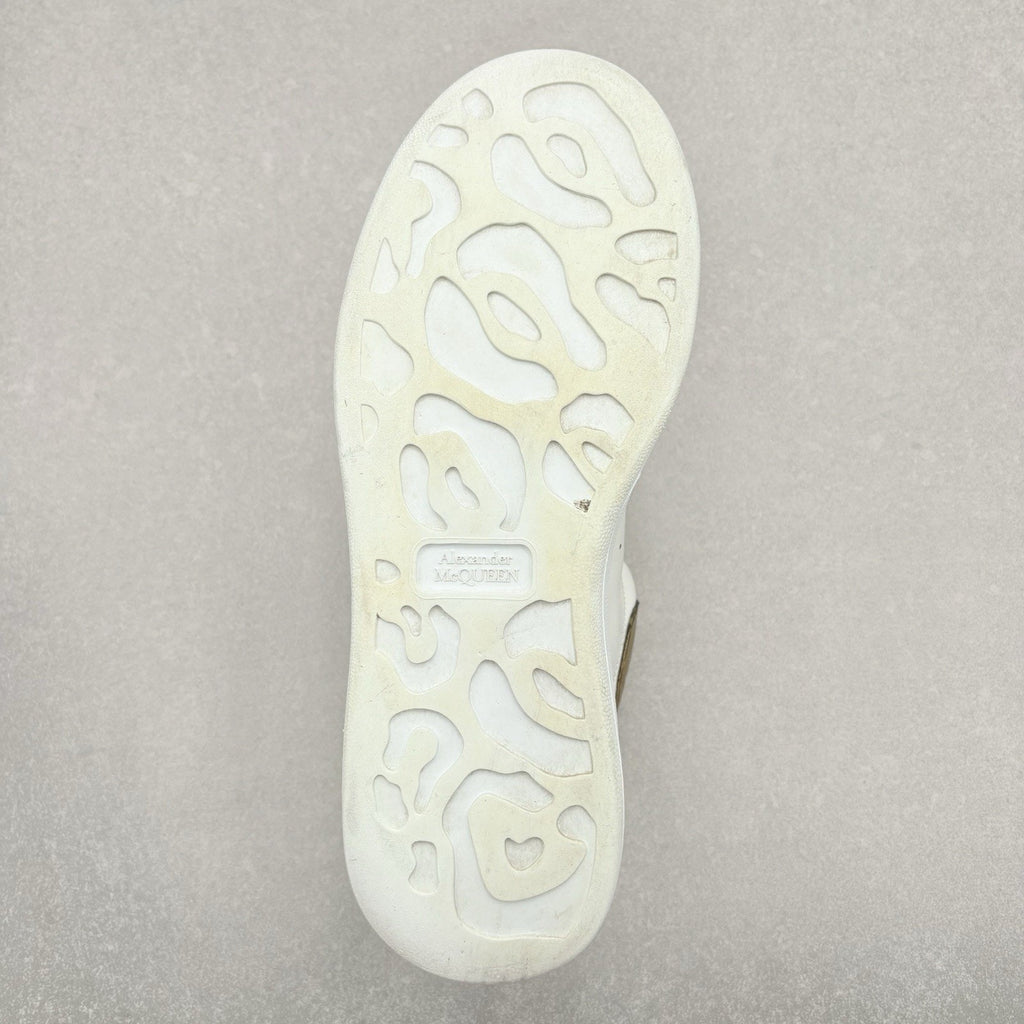 Alexander McQueen Oversized Sneaker ' Gold Crocodile ' | Size 41 (8 US)