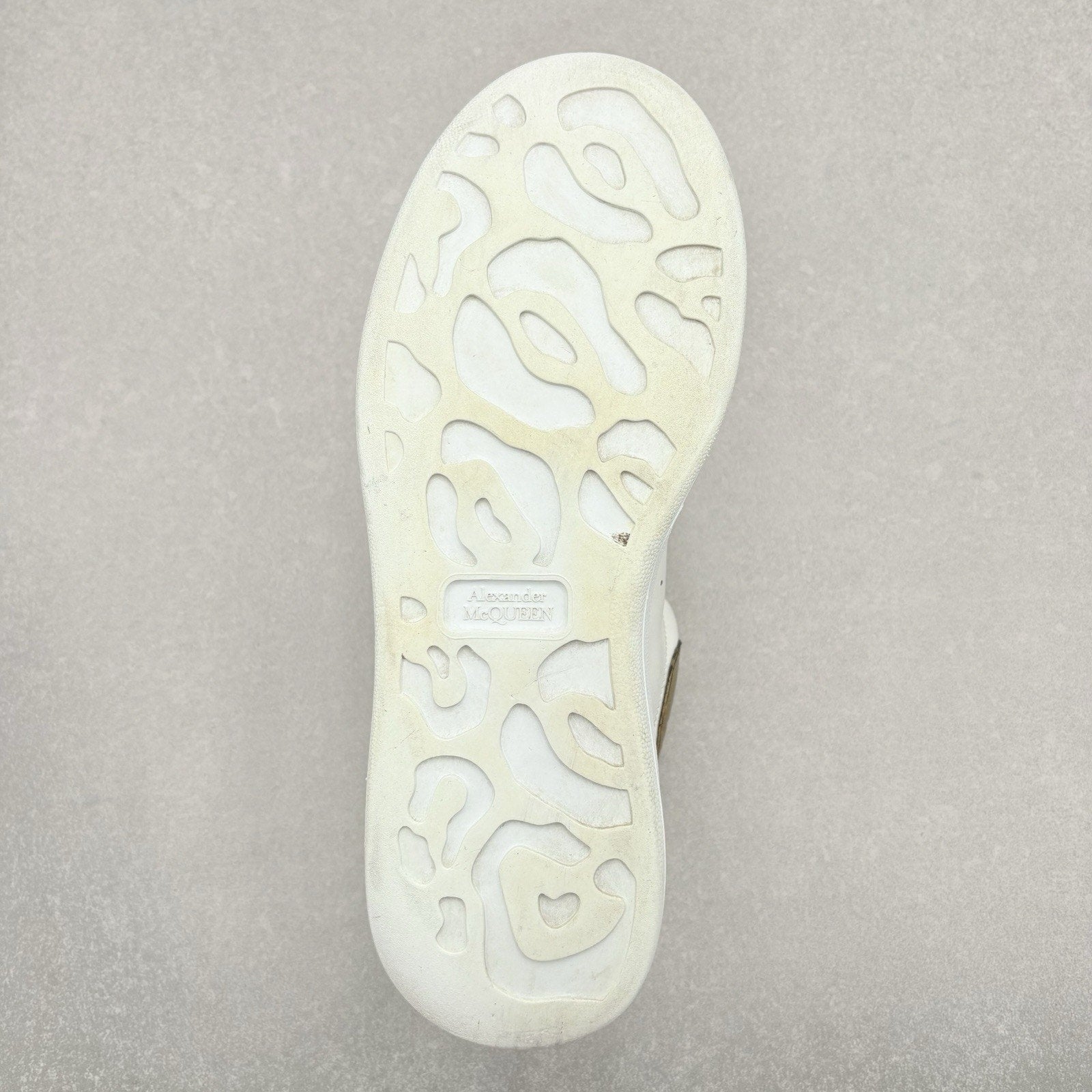 Alexander McQueen Oversized Sneaker ' Gold Crocodile ' | Size 41 (8 US)