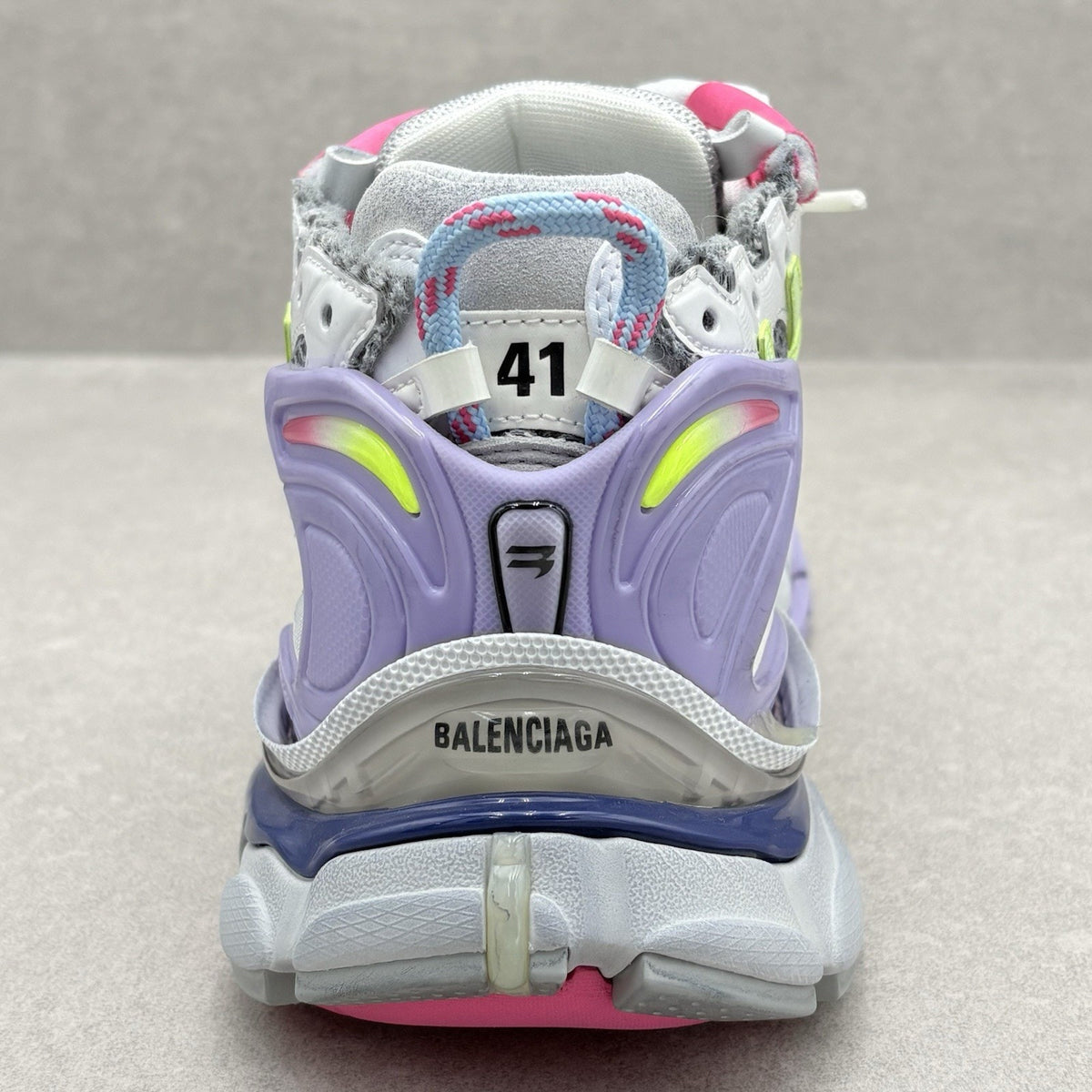 Runner Grey Purple Neon Yellow White — photo 9