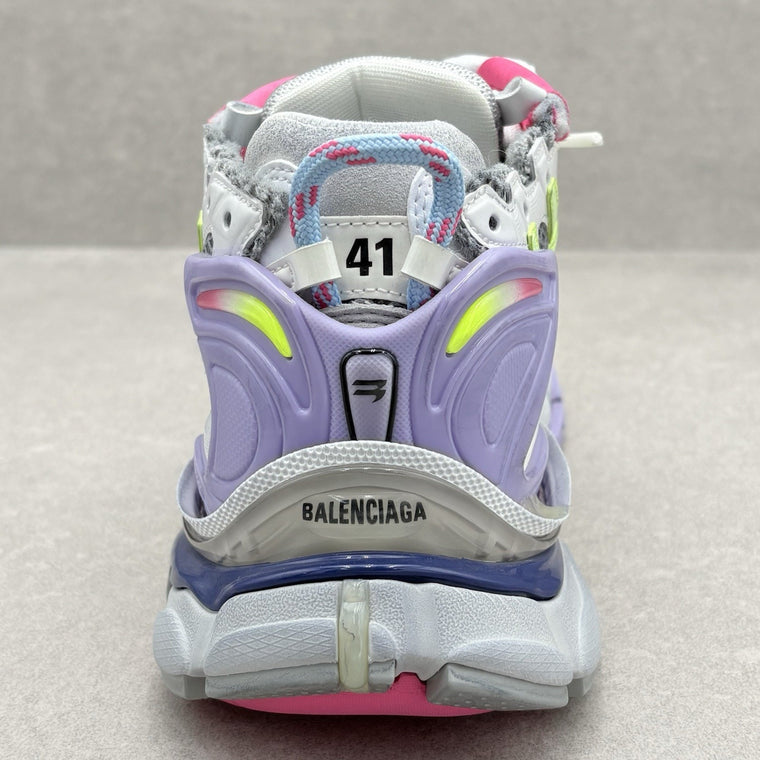 Runner Grey Purple Neon Yellow White — photo 9