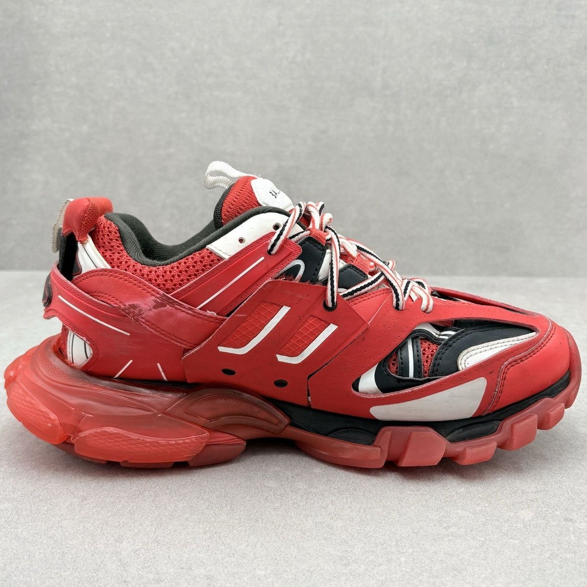 Track Clear Sole Red White Black — photo 9