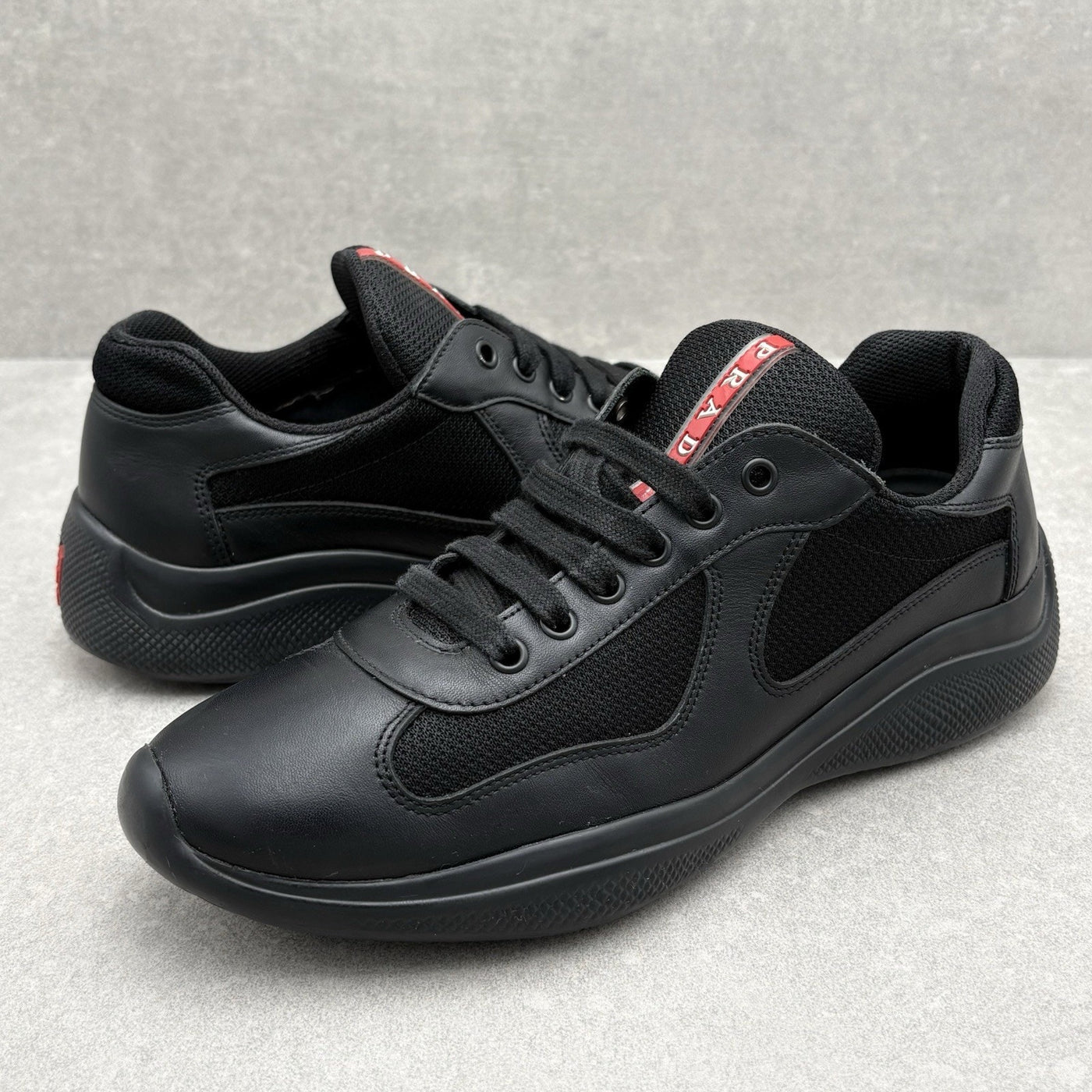 Americas Cup Black Leather