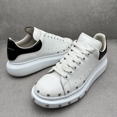 Front Studded White, Black