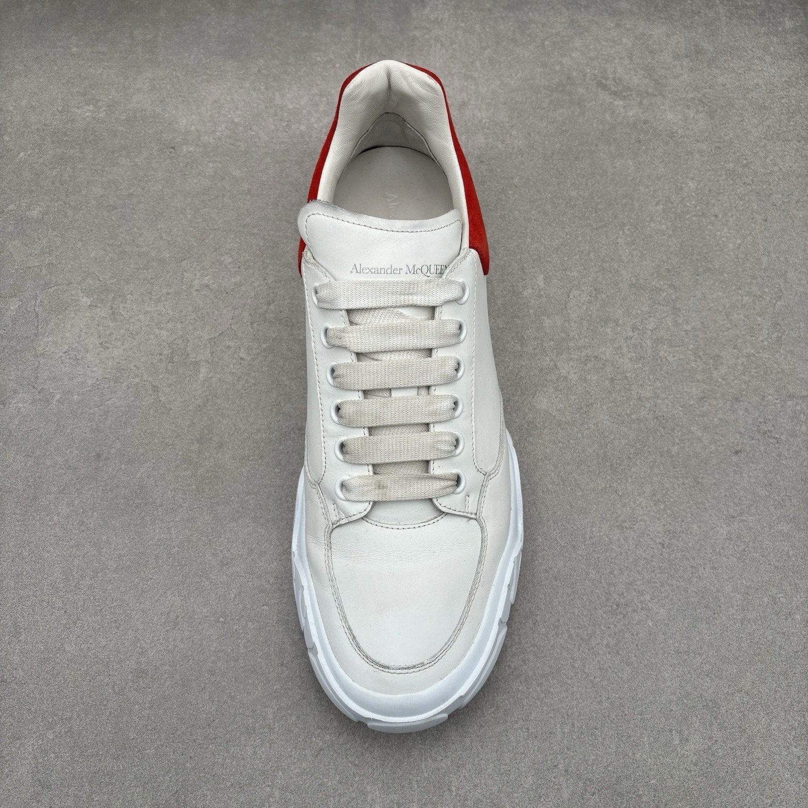 Alexander McQueen Court Trainer ‘ White/Red ‘ | Size 45 (12 US)