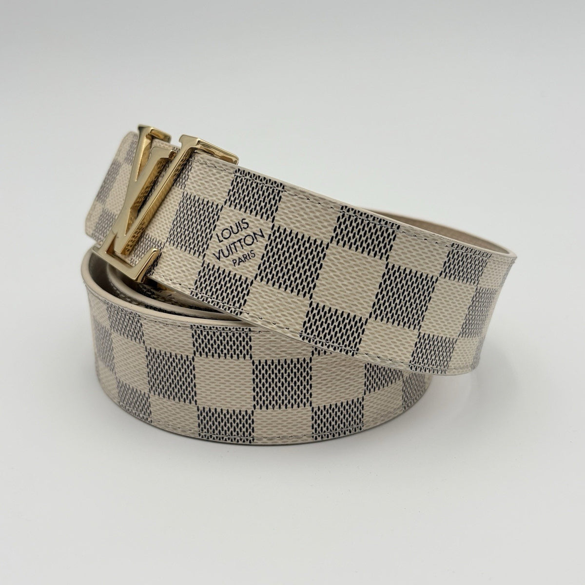 Belt Damier Azure Blue White — photo 2