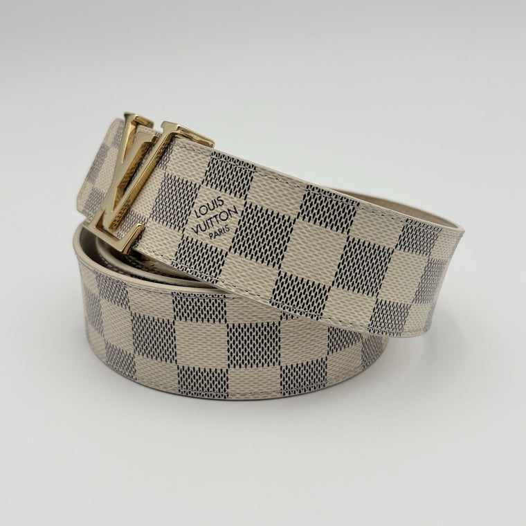 Belt Damier Azure Blue White — photo 2