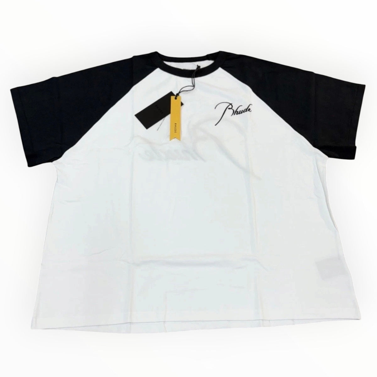 Embroidered Logo T-Shirt White Black