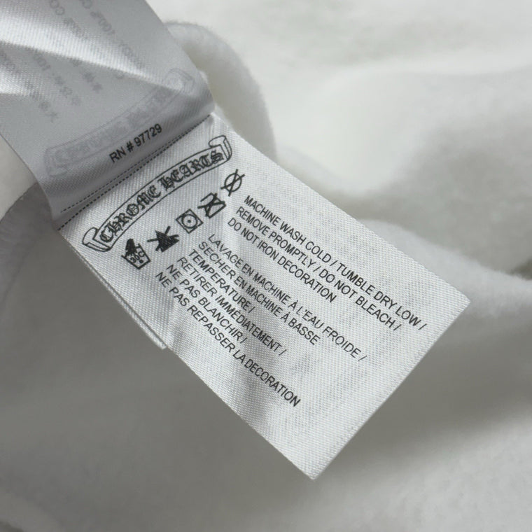 Vertical Logo Foil Hoodie White — photo 13