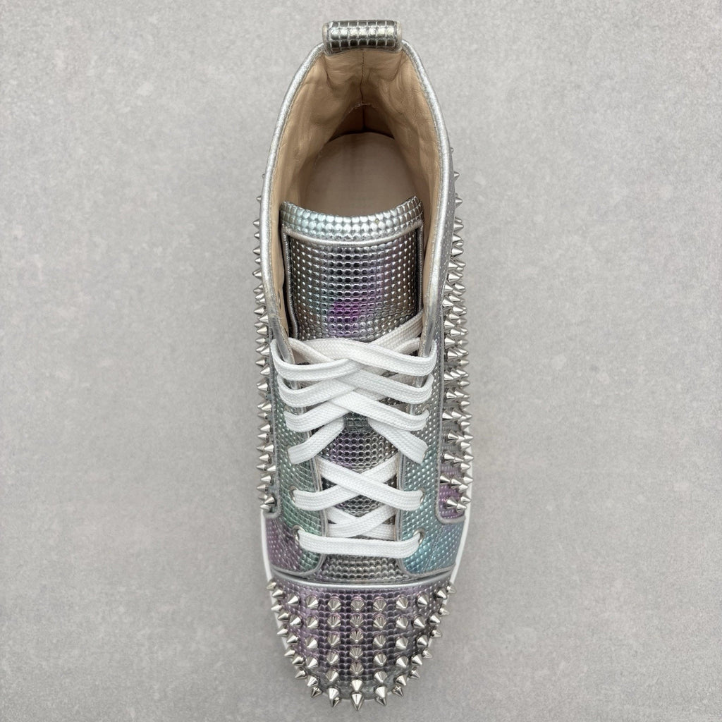 Christian Louboutin Spikes ' Multi Silver ' | Size 41 (8 US)