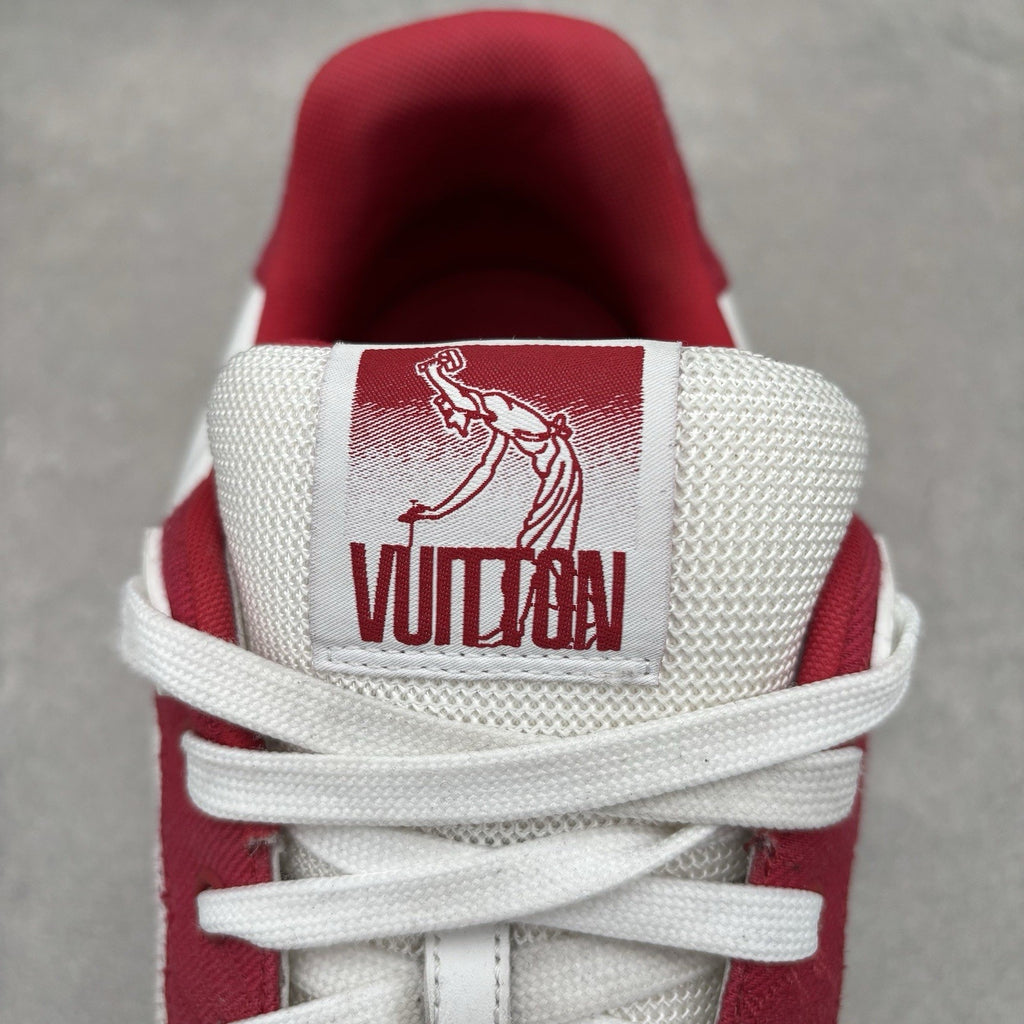 Louis Vuitton Trainer Strap ' Red, White ' | Size 9 LV (10-10.5 US)