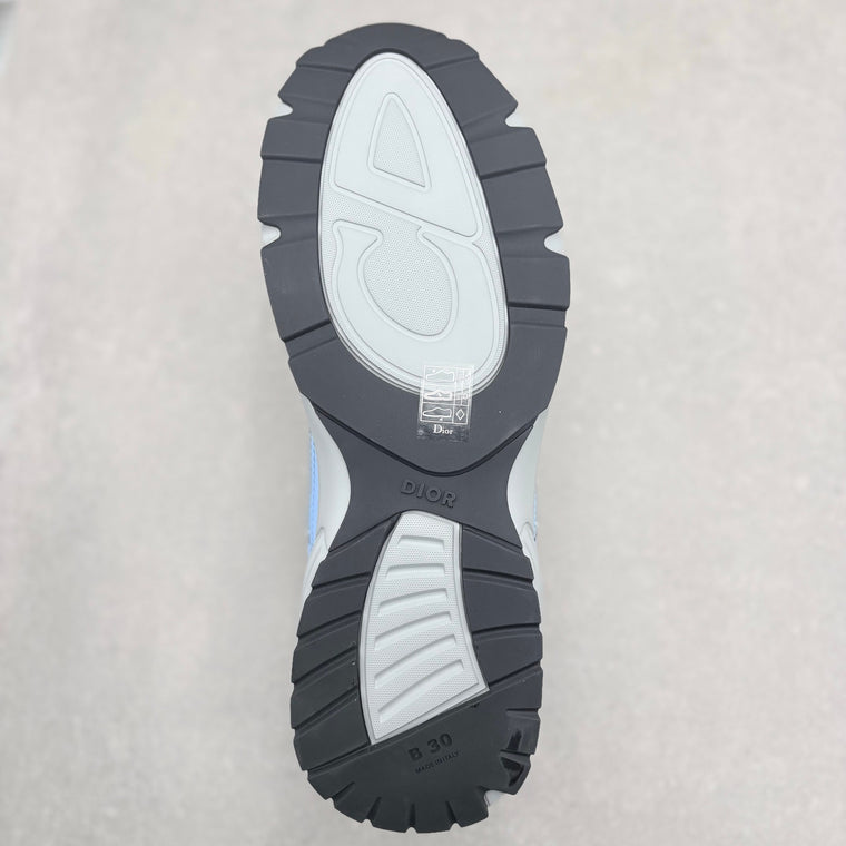 WORN ONCE - Dior B30 Reflective Sneaker 'Blue' — photo 12