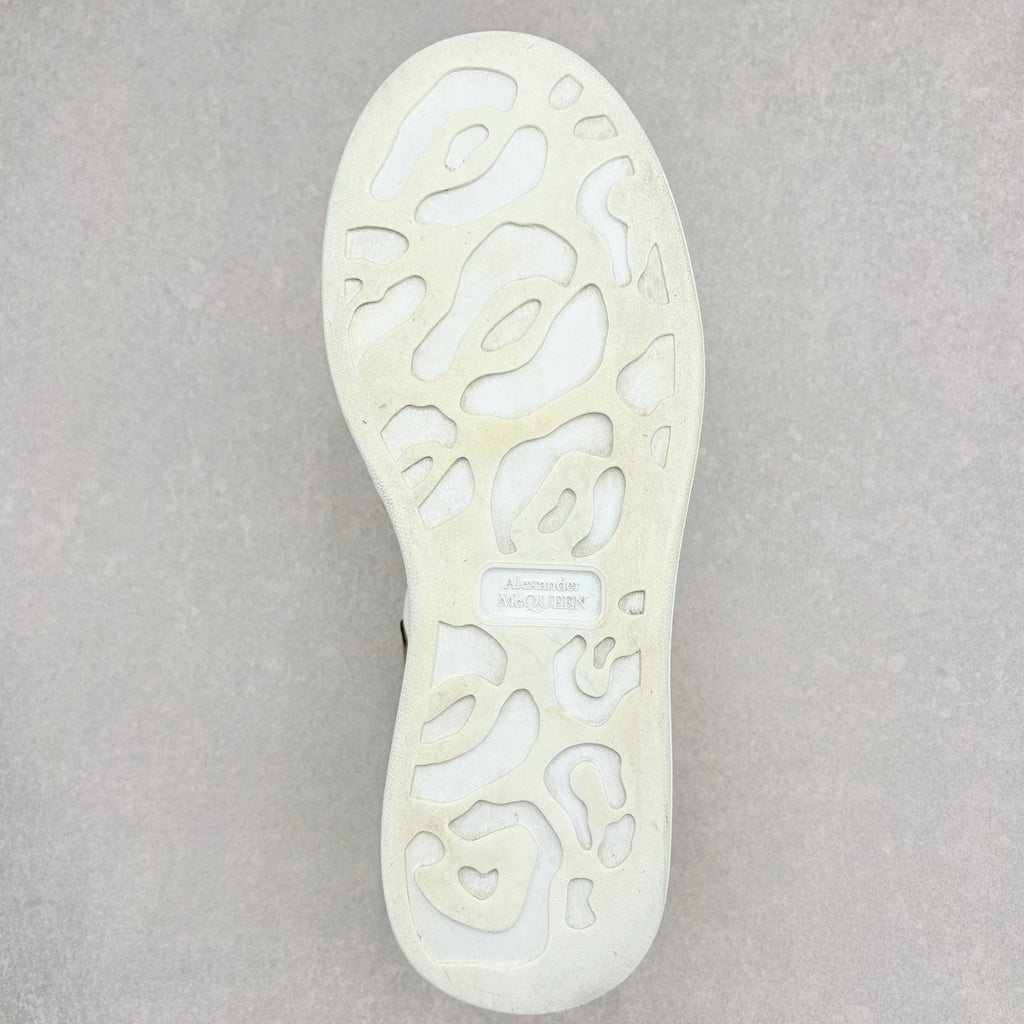 Alexander McQueen Oversized Sneaker ' Gold Crocodile ' | Size 41 (8 US)