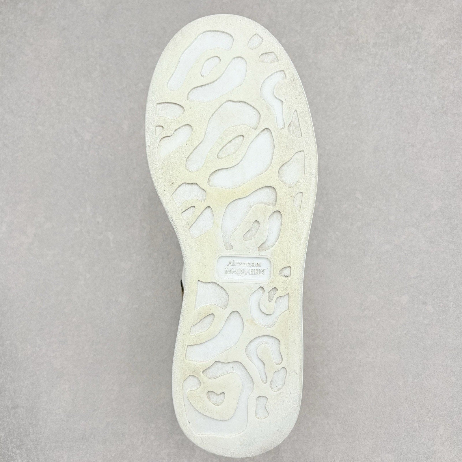 Alexander McQueen Oversized Sneaker ' Gold Crocodile ' | Size 41 (8 US)