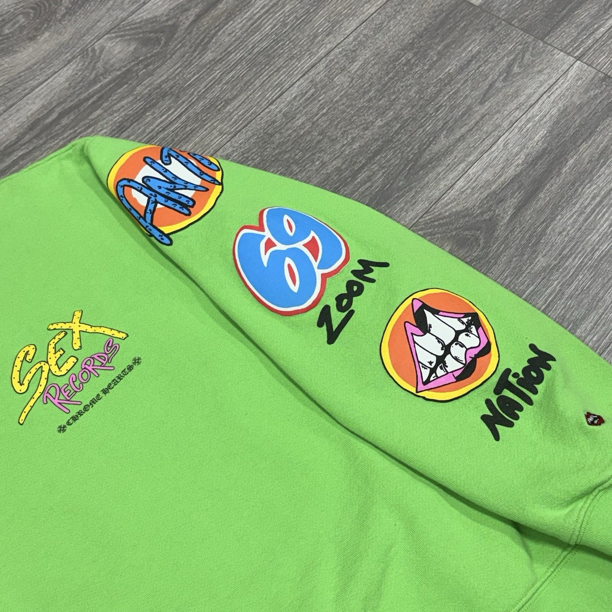 x Matty Boy Sex Records Crewneck Green — photo 9