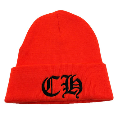 CH Logo Beanie Orange Black