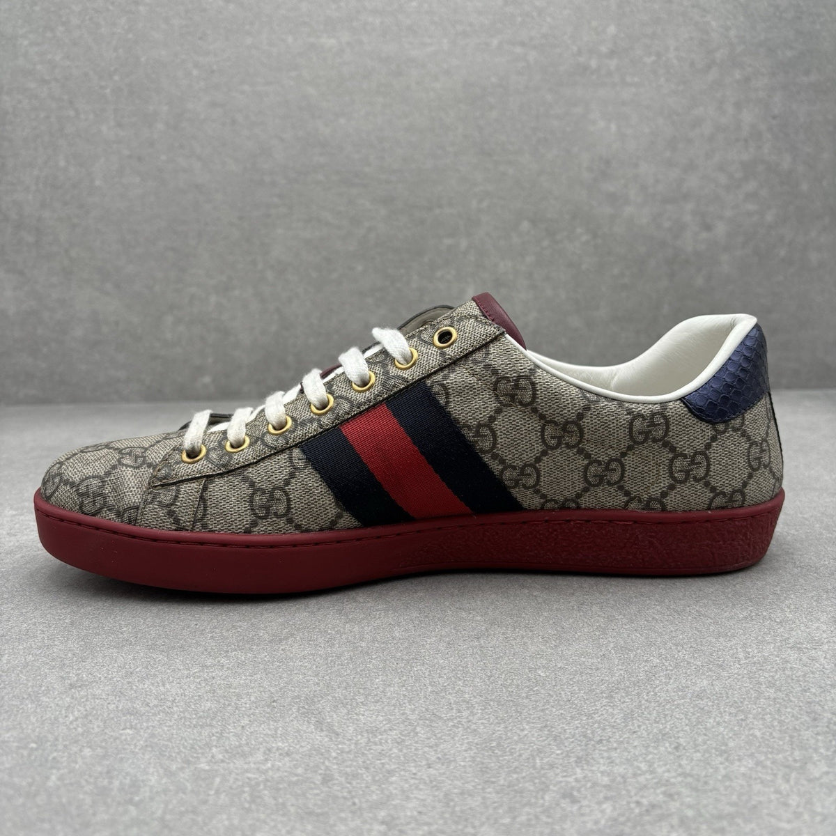 Size 8 G (8.5 US) Gucci Ace GG Supreme ' Beige ' | GREAT CONDITION! — photo 4
