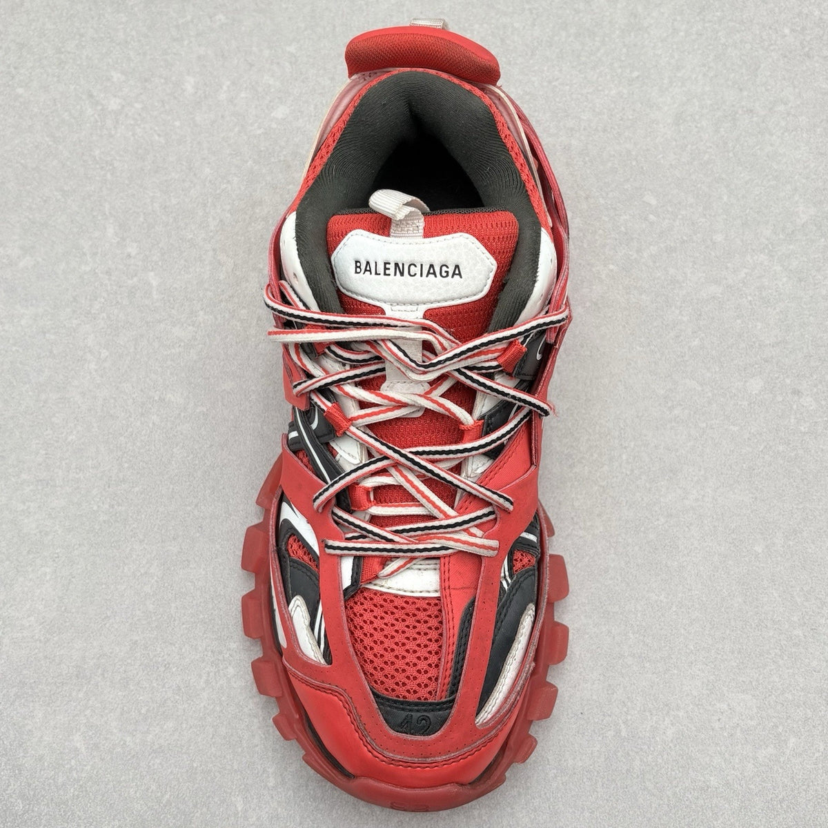 Track Clear Sole Red White Black — photo 5