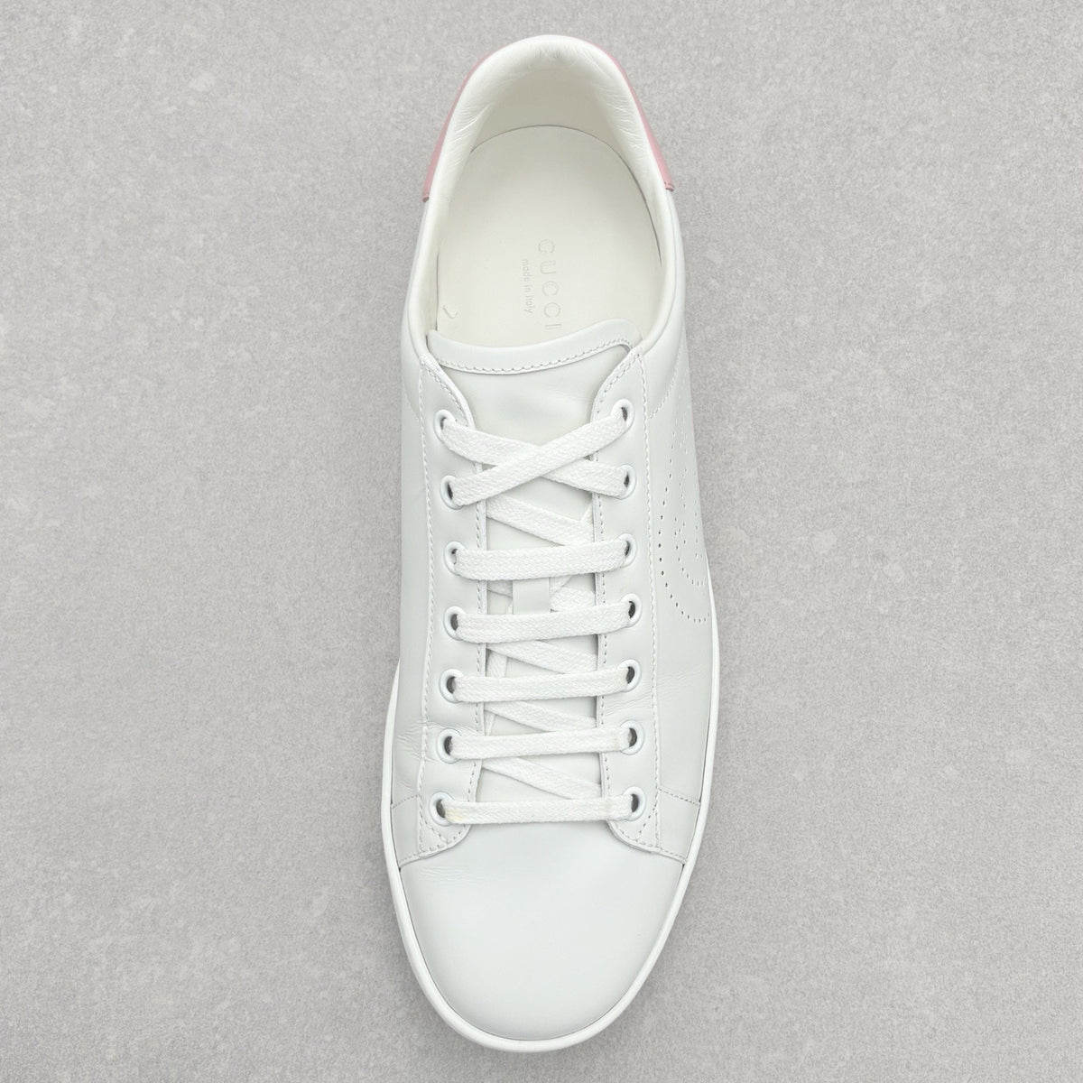 Ace Interlocking G White Pink — photo 11