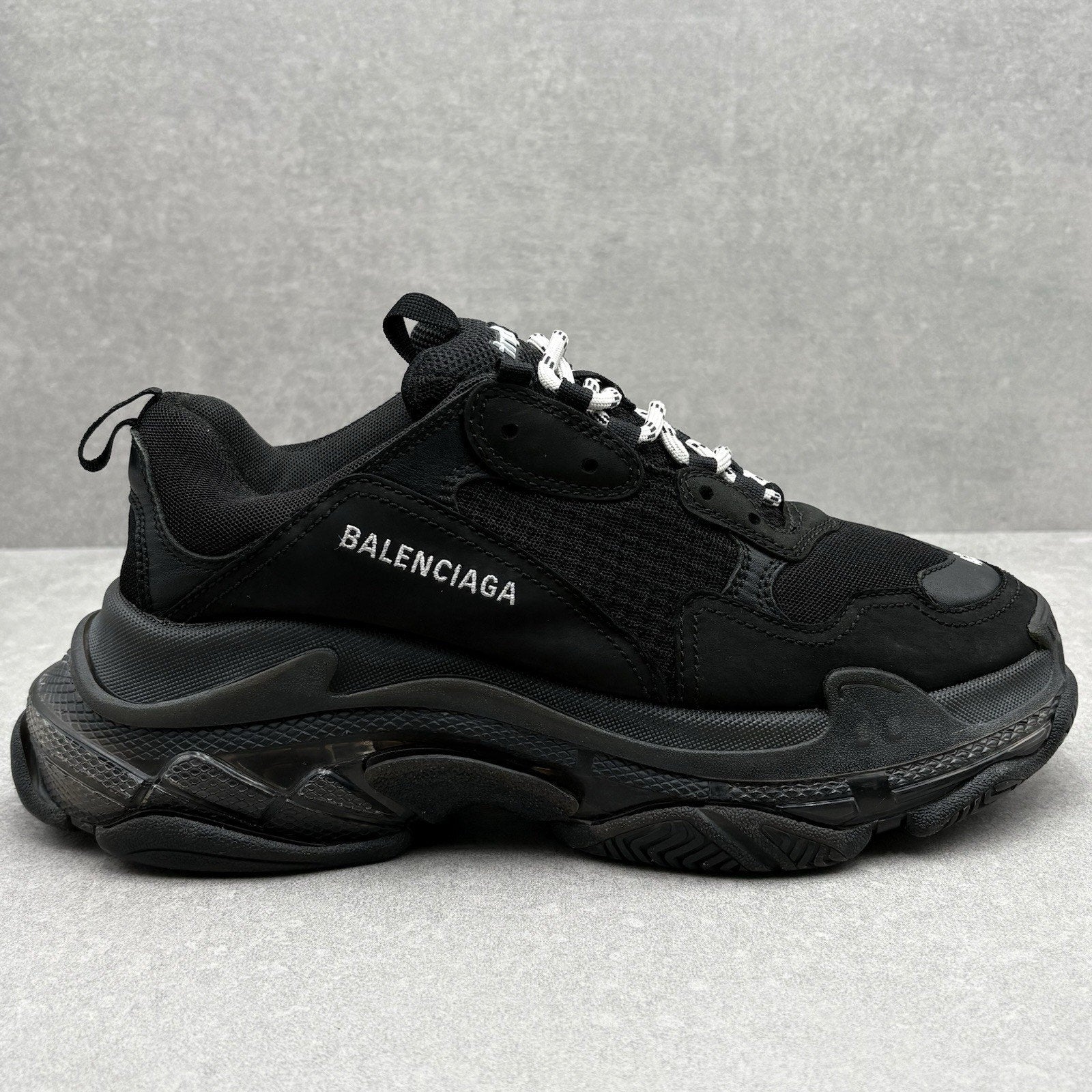 Balenciaga Triple S Clear Sole ' Black ' | Size 42 (9 US)