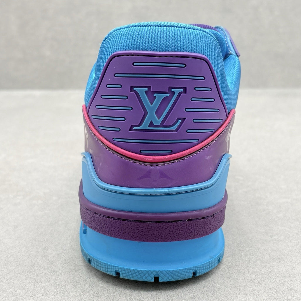 Louis Vuitton Trainer ' Purple Teal Metallic ' | Size 11 LV (12-12.5 US)