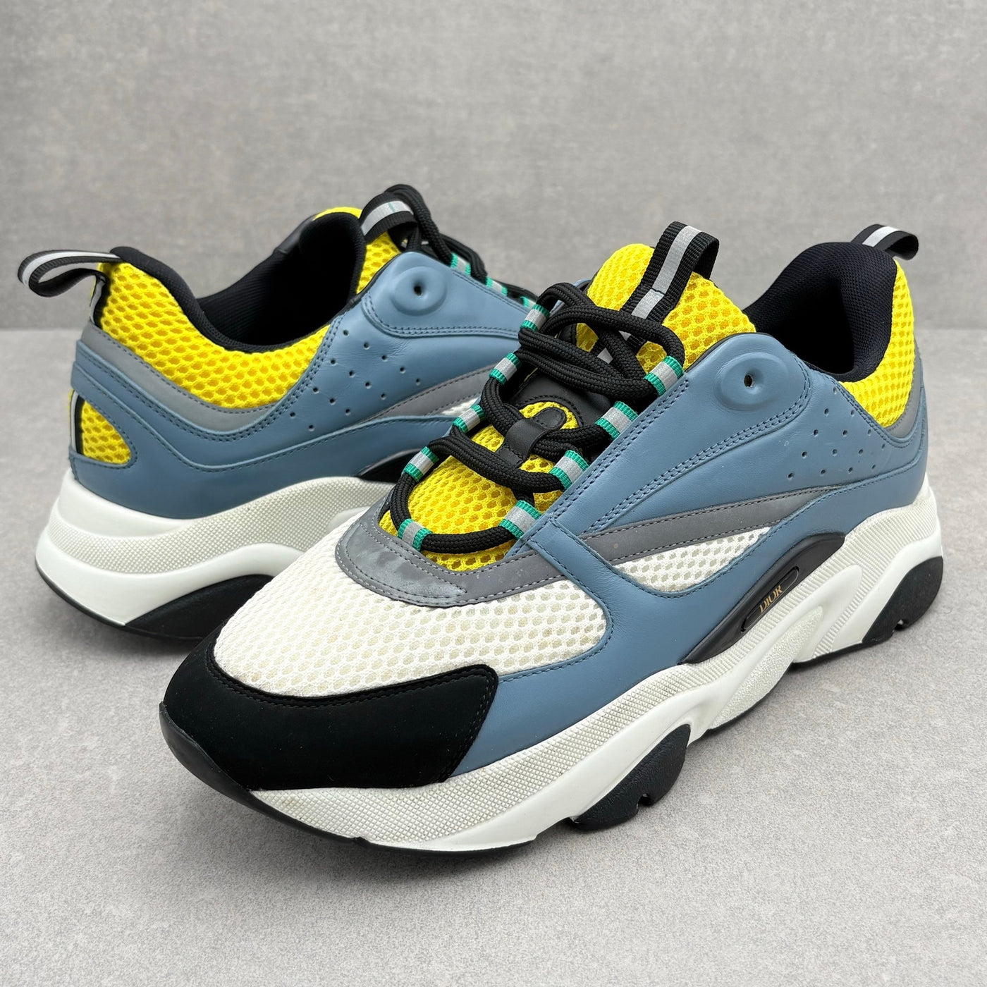 B22 Reflective Sneaker Blue Yellow