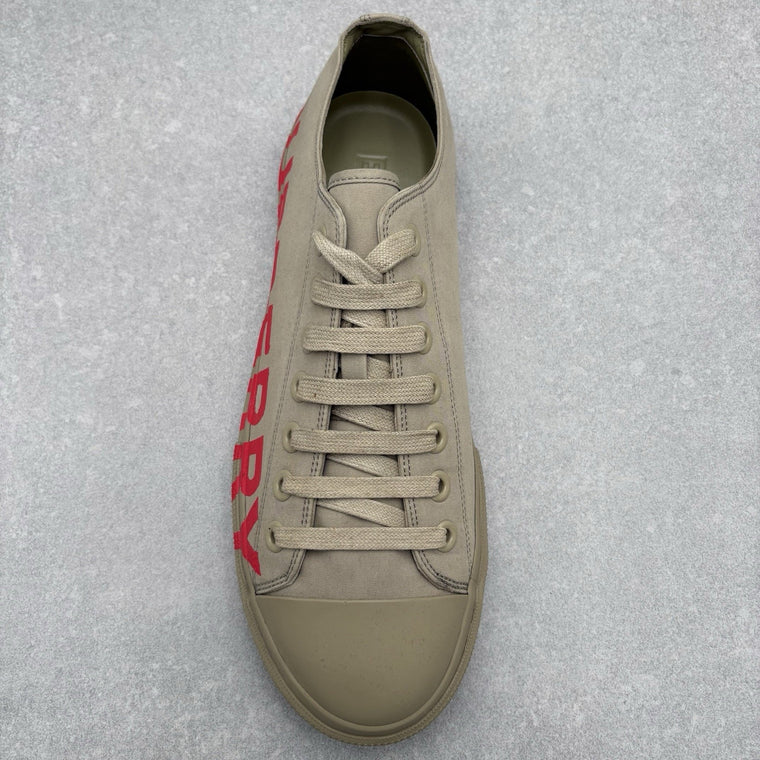 Burberry Gabardine Low Top Beige Red — photo 5