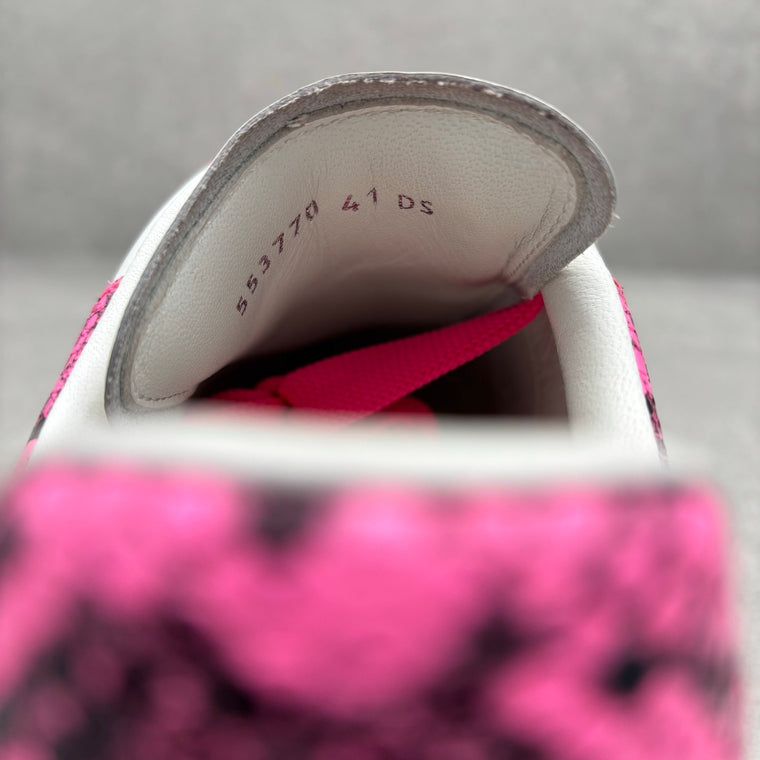 White, Pink Snake Print — photo 14