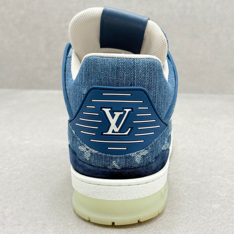Monogram Denim Trainer Mid — photo 3