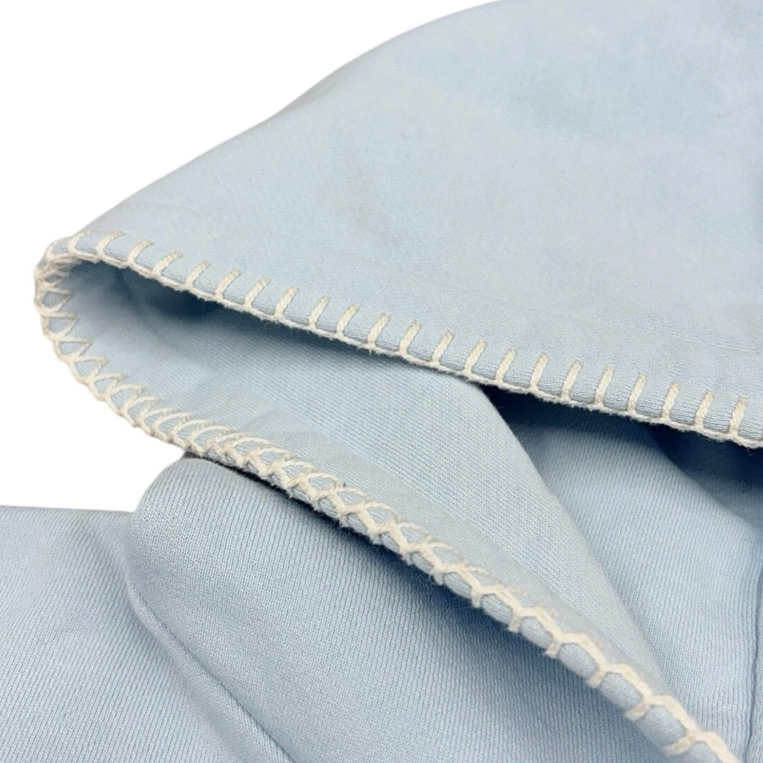 Eternal Happiness Embroidered Hoodie Blue — photo 2