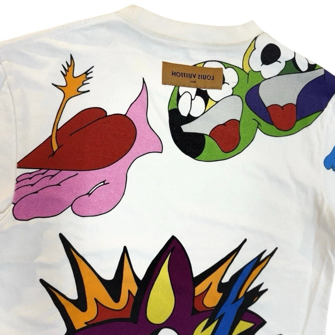 Short Sleeve Cartoon T-Shirt White — photo 4