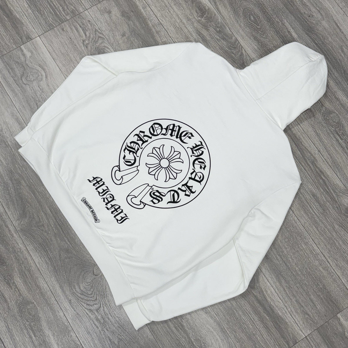Miami Exclusive Horseshoe Logo Hoodie Black — photo 5