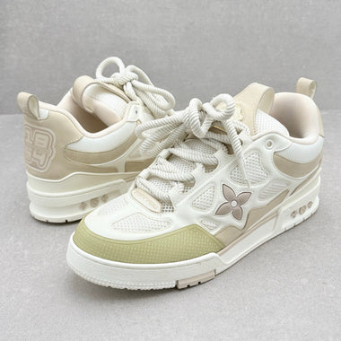 Skate Sneaker Beige White