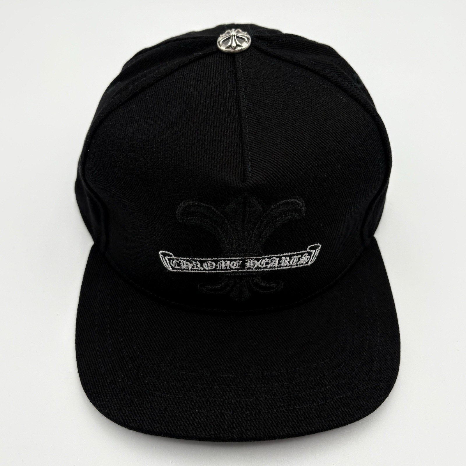 BRAND NEW! - Chrome Hearts Fleur Snapback Hat ' Black '